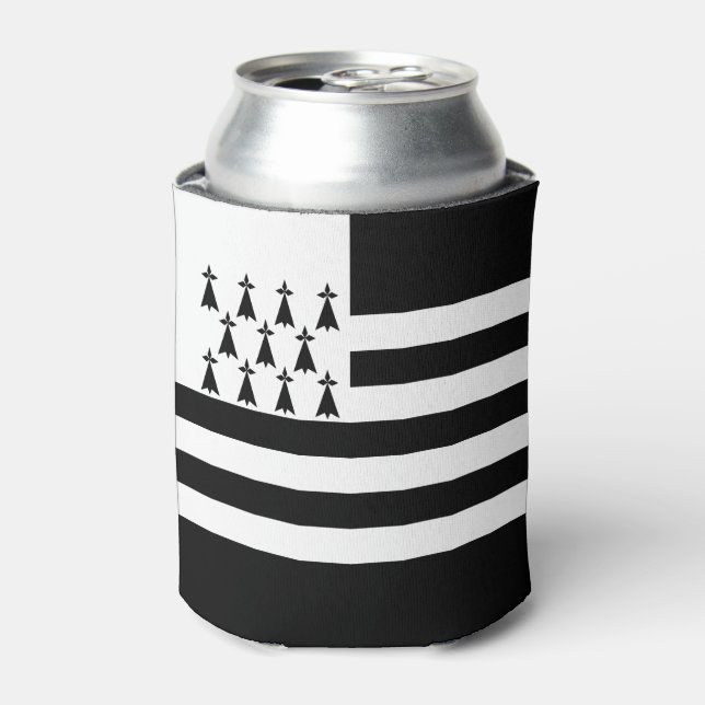 Patriotische Bretagne Dosenkühler (Kanne Vorderseite)