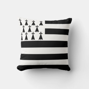 Patriotische Bretagne-Flagge Kissen