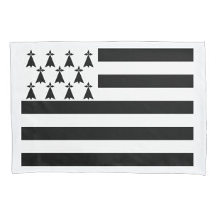 Patriotische Bretagne-Flagge Kissenbezug