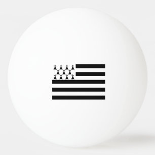 Patriotische Bretagne-Flagge Tischtennisball
