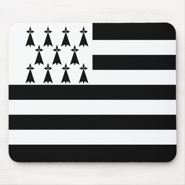 Patriotische Bretagne Mousepad (Vorne)