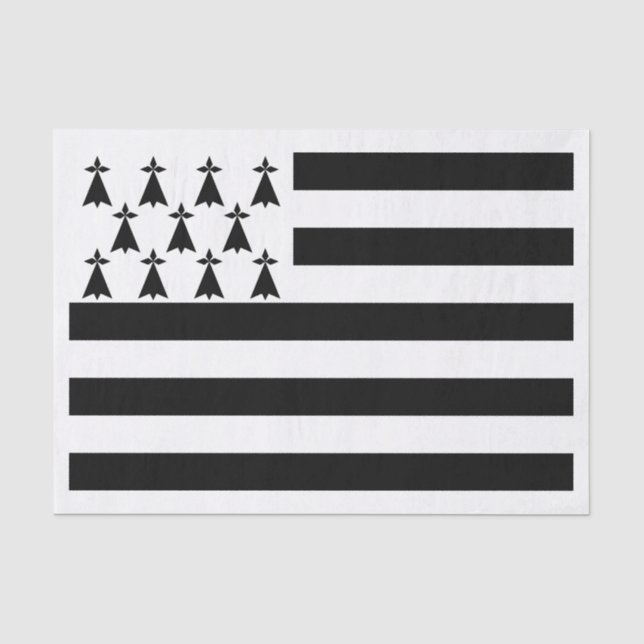 Patriotische Bretagne Seidenpapier (Vorderseite)