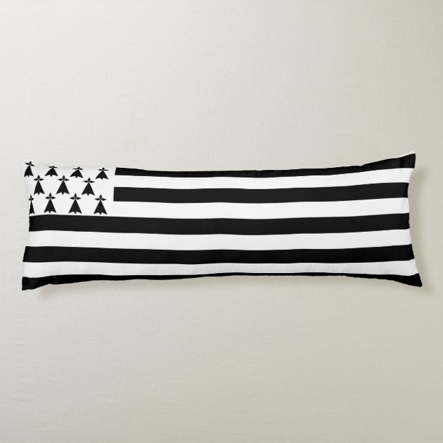 Patriotische Bretagne Seitenschläferkissen (Rückseite)