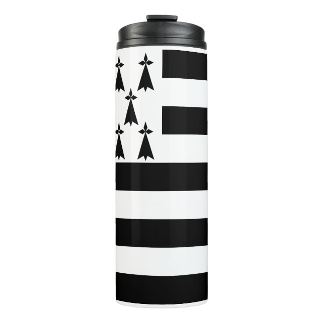 Patriotische Bretagne Thermosbecher (Vorderseite)