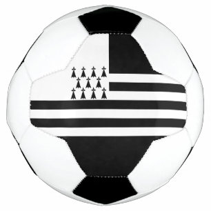 Patriotische bretonische Flagge Fußball