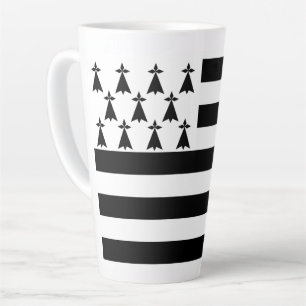 Patriotische bretonische Flagge Milchtasse