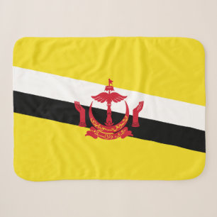 Patriotische Brunei-Flagge Sherpa-Decke Sherpadecke