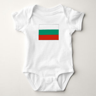 Patriotische Bulgarische Flagge Baby Strampler