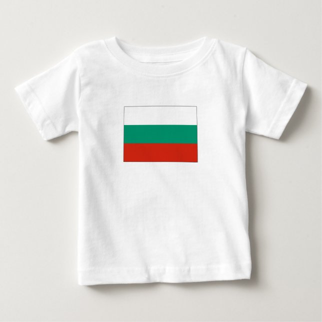 Patriotische Bulgarische Flagge Baby T-shirt (Vorderseite)