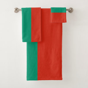 Patriotische Bulgarische Flagge Badhandtuch Set