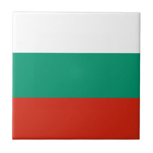 Patriotische Bulgarische Flagge Fliese