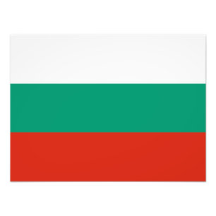 Patriotische Bulgarische Flagge Fotodruck