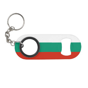 Patriotische bulgarische Flagge Mini Flaschenöffner