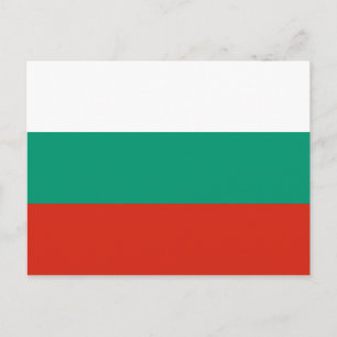 Patriotische Bulgarische Flagge Postkarte