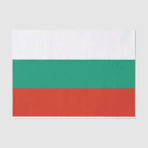 Patriotische Bulgarische Flagge Seidenpapier