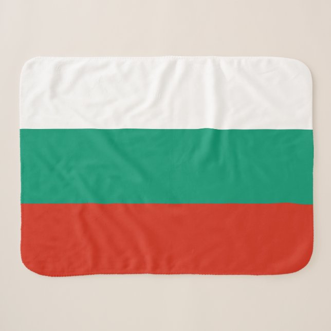 Patriotische Bulgarische Flagge Sherpadecke (Vorderseite (Horizontal))