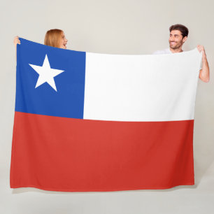 Patriotische Chile-Flagge Chiles Fleecedecke