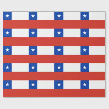 Patriotische Chile-Flagge Chiles