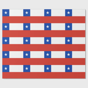 Patriotische Chile-Flagge Chiles Geschenkpapier