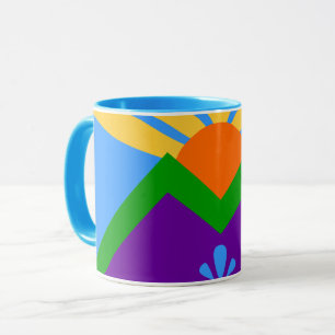 Patriotische Combo-Tasse mit der Flagge von Manito Tasse