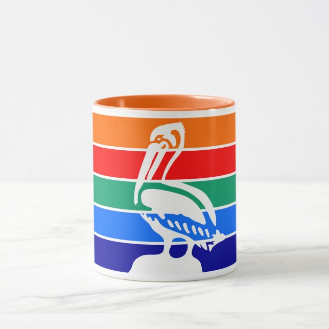 Patriotische Combo-Tasse unter der Flagge von St.  Tasse (Zentrum)