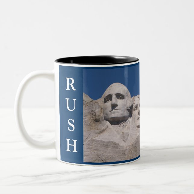 Patriotische der Mount Rushmore Tasse (Links)