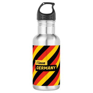Patriotische Deutsche Flagge Edelstahlflasche