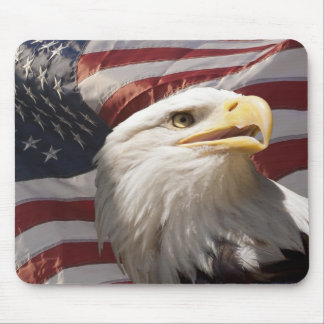 Patriotische Eagle-Mausunterlage Mousepad