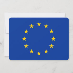 Patriotische Einladungen mit der europäischen Gewe