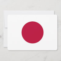 Patriotische Einladungen mit japanischer Flagge