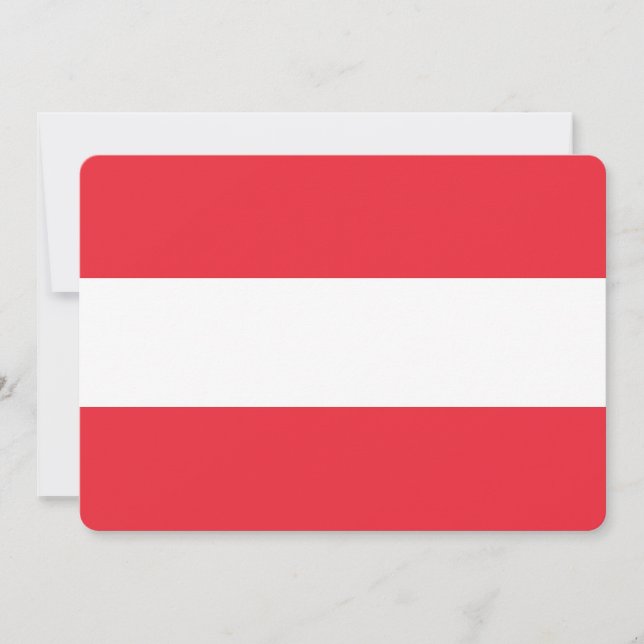 Patriotische Einladungen unter österreichischer Fl (Vorderseite)