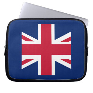 Patriotische englische Flagge Laptopschutzhülle