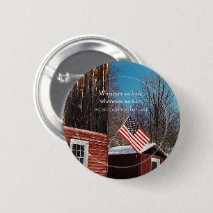 Patriotische Erinnerungen unter der Stallflagge Button