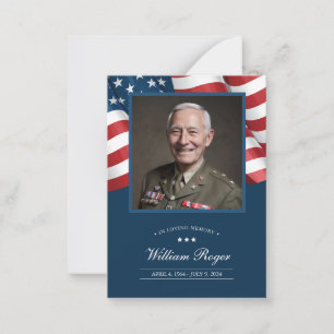 Patriotische Erinnerungskarte Mitteilungskarte
