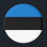 Patriotische Estnische Flagge Magnet<br><div class="desc">Patriotische Flagge Estlands.</div>