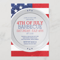Patriotische Fahne 4. JULI Summer Barbecue Party