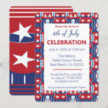 Patriotische Farben 4. Juli