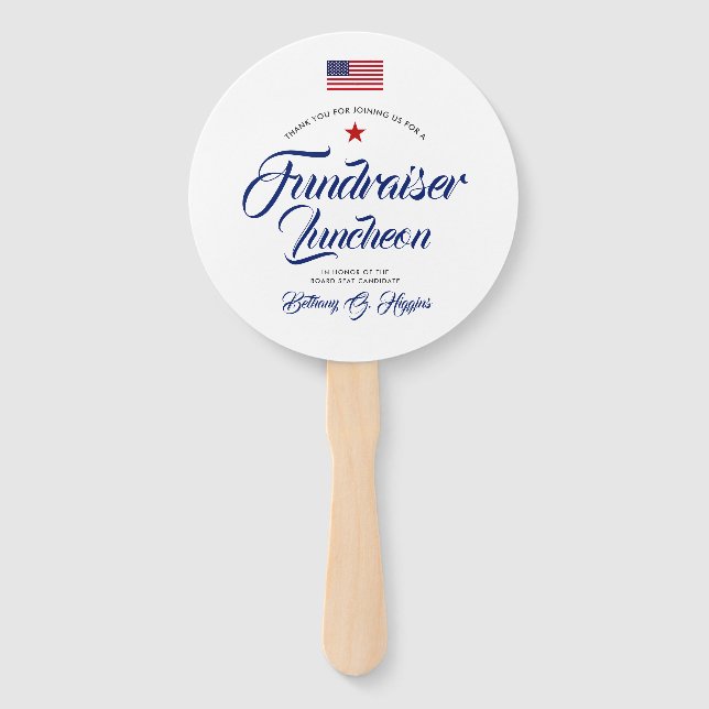 Patriotische Farben als politisch | Set von Fans Fächer (Vorderseite)