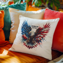 Patriotische Farben Amerika kühne Adler