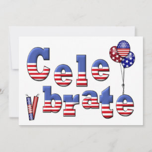 Patriotische Feier Einladung