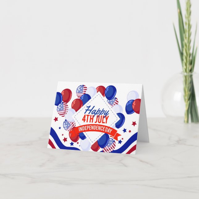 Patriotische Feier Karte (Vorderseite)