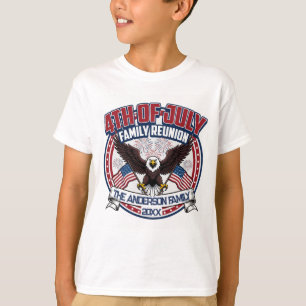 Patriotische Feier zum 4. Juli-Vereinigung T-Shirt