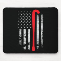 Patriotische Feldhockeyspielerin Hockeyfan USA-Fla