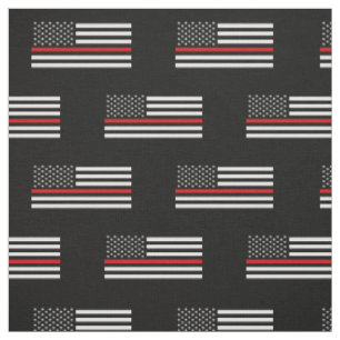 Patriotische Feuerwehrmann-Art-amerikanische Stoff