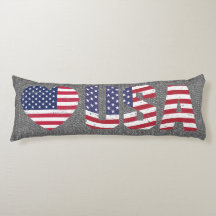 Patriotische Flag Liebe Herz USA Black Jean Denim