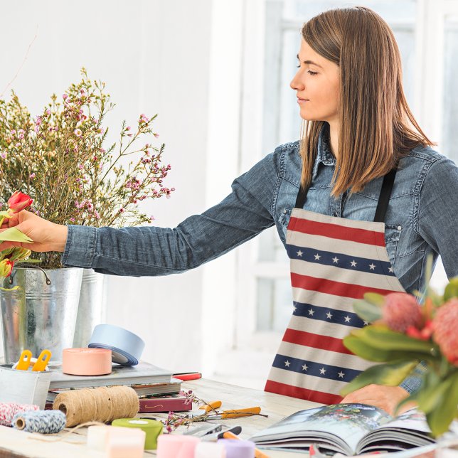 Patriotische Flag-Stilstreifen Schürze (apron)