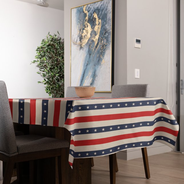 Patriotische Flag-Stilstreifen Tischdecke (table cloth)