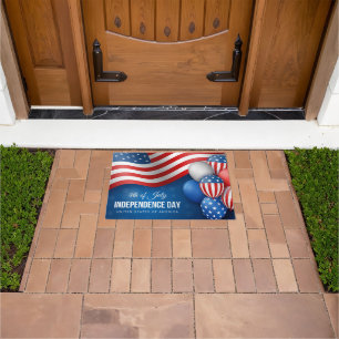 Patriotische Flagge 4. Juli Doormat Fußmatte