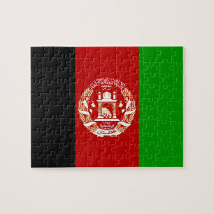 Patriotische Flagge Afghanistans