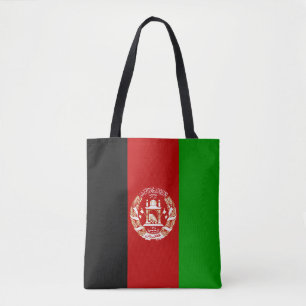 Patriotische Flagge Afghanistans Tasche